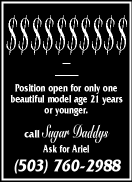 Sugar Daddy's Hiring - 503-760-2988